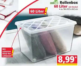 Norma TOPTEX Rollenbox 60 Liter Angebot