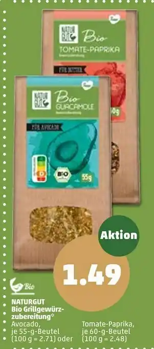 PENNY Naturgut bio grillgewürzzubereitung Angebot