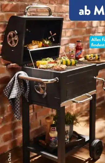 Aldi Nord Holzkohle-Grillwagen Mason S Angebot