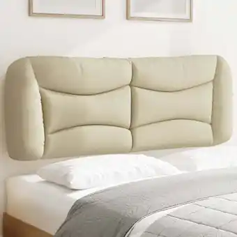 ManoMano Bonnevie - Kopfteil-Kissen Creme 120 cm Stoff vidaXL50261 Angebot