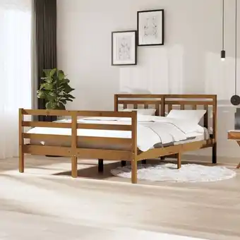 ManoMano Bonnevie - Massivholzbett,Schlafzimmerbett,Doppelbett Honigbraun 140x200 cm vidaXL Angebot