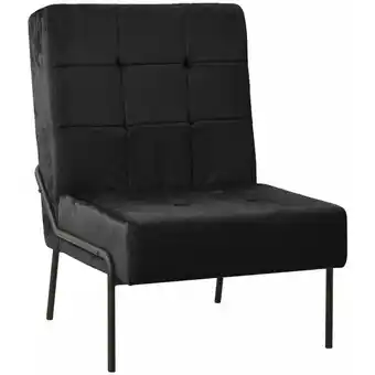 ManoMano Bonnevie - Relaxstuhl 65x79x87 cm Schwarz Samt vidaXL320820 Angebot