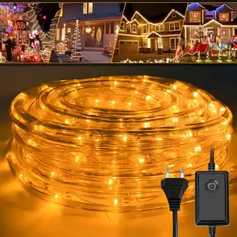 ManoMano Hengda - led Lichtschlauch 50m Warmweiß für Aussen Innen Lichterschlauch Lichterkette Lichtband Partylicht Dekobeleuchtung We Angebot