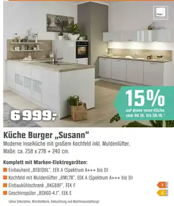 OBI Küche burger „susann“ Angebot