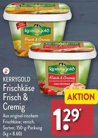 Aldi Nord KERRYGOLD Frischkäse Frisch & Cremig 150 g Packung Angebot