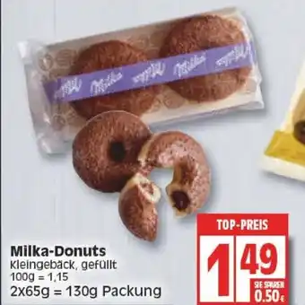 Edeka Milka Donuts 130g Angebot