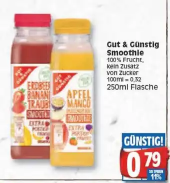 Edeka Gut & Günstig Smoothie 250ml Angebot