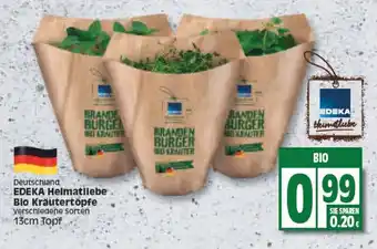 Edeka Edeka Heimatliebe Bio Kräutertöpfe Angebot