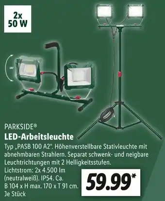 Lidl PARKSIDE LED-Arbeitsleuchte Angebot