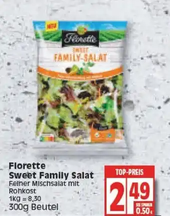 Edeka Florette Sweet Family Salat 300g Beutel Angebot