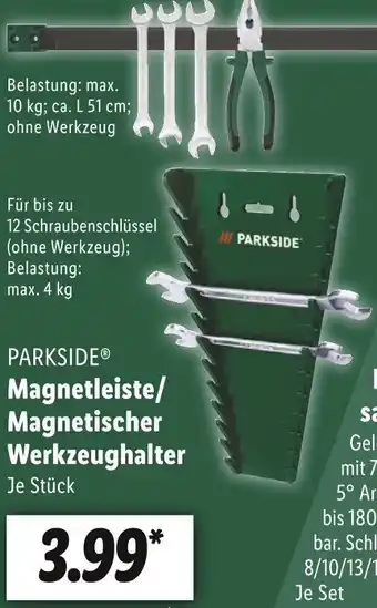 Lidl PARKSIDE Magnetleiste/ Magnetischer Werkzeughalter Angebot