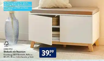 Aldi Süd Living Style Sitzbank Mit Stauraum Angebot