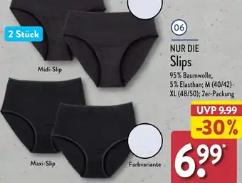 Aldi Nord NUR DIE Slips Angebot