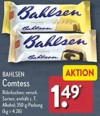 Aldi Nord BAHLSEN Comtess 350 g Packung Angebot