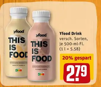 REWE Yfood drink Angebot