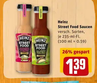 REWE Heinz street food saucen Angebot