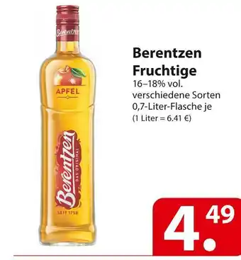 Famila Nord Ost Berentzen fruchtige Angebot