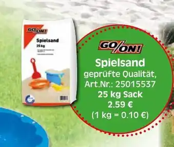 Herkules Baumarkt GO/ON! Spielsand 25kg Angebot