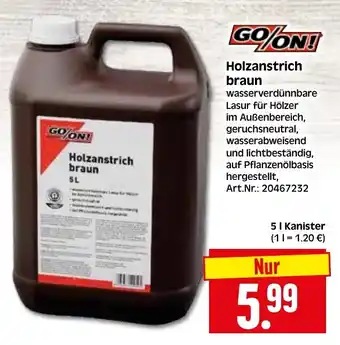 Herkules Baumarkt GO/ON! Holzanstrich braun 5L Angebot