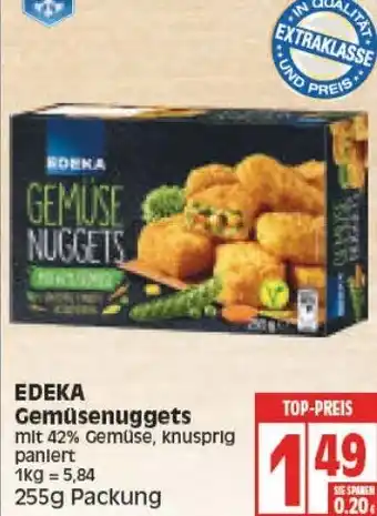 Edeka Edeka Gemüsenuggets 255g Packung Angebot