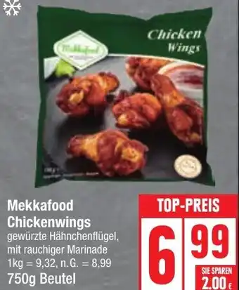 Edeka Mekkafood Chickenwings 750 g Beutel Angebot