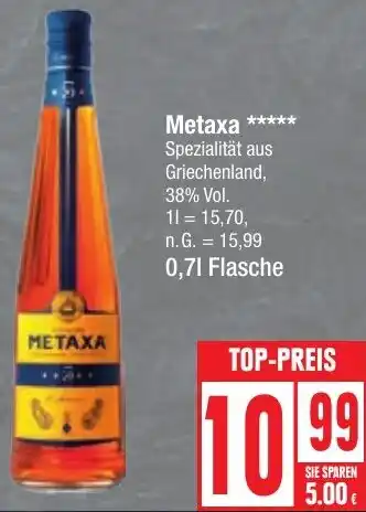 Edeka Metaxa 0,7 L Flasche Angebot