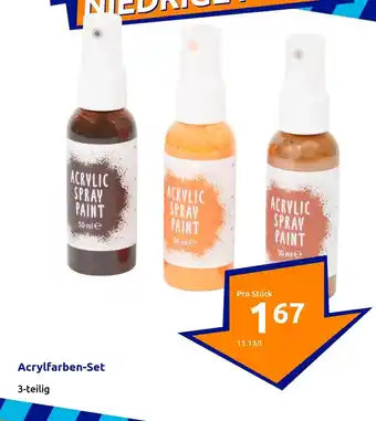 Action Acrylfarben-Set 3-teilig 50 ml Angebot