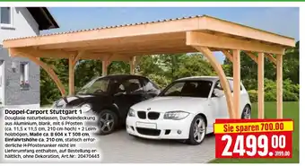 Herkules Baumarkt Doppel-Carport Stuttgart 1 Angebot