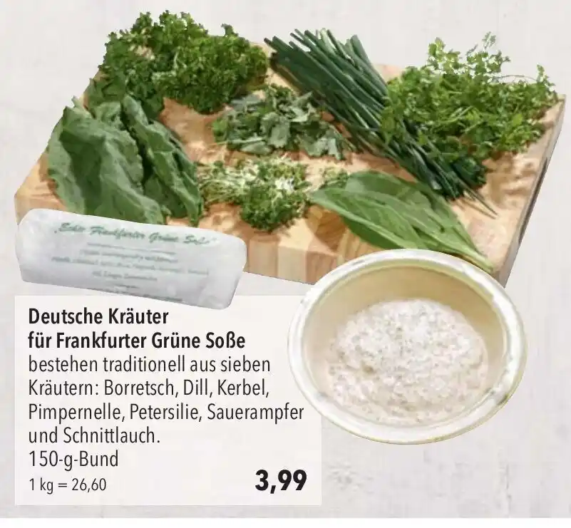 Deutsche Kräuter für Frankfurter Grüne Soße 150g Angebot bei CITTI Markt