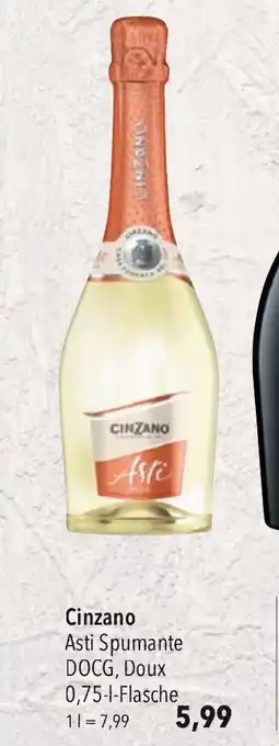 CITTI Markt Cinzano Asti Spumante DOCG, Doux 750ml Angebot