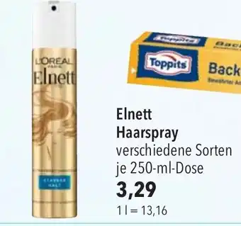 CITTI Markt L'OREAL Elnett Haarspray verschiedene Sorten je 250-ml-Dose Angebot