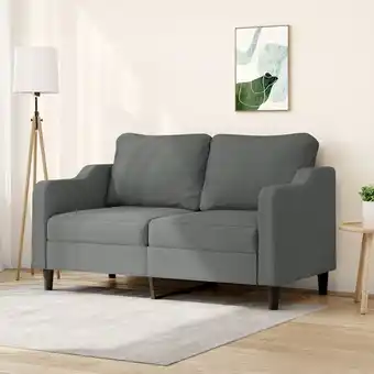 ManoMano 2-Sitzer-Sofa Dunkelgrau 140 cm Stoff vidaXL618253 Angebot