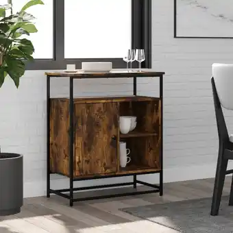 ManoMano Bonnevie - Sideboard,Kommode Räuchereiche 69x35x80 cm Holzwerkstoff vidaXL Angebot