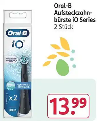 Rossmann Oral-B Aufsteckzahnbürste iO Series 2 Stück Angebot