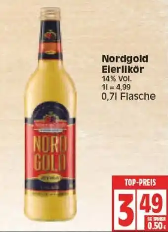 Edeka Nordgold Eierlikör 0,7L Angebot