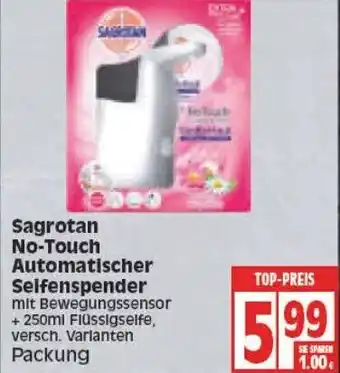 Edeka Sagrotan No Touch Automatischer Seifenspender Angebot