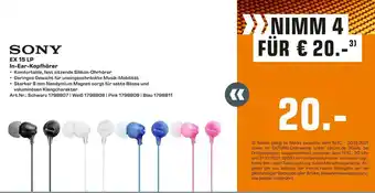 Saturn Sony ex 15 lp in-ear-kopfhörer Angebot