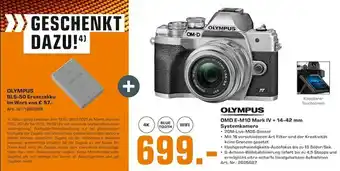 Saturn Olympus omd e-m10 mark iv + 14-42 mm systemkamera Angebot