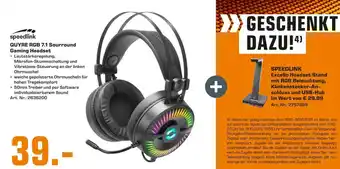 Saturn Speedlink gaming headset quyre rgb 7.1 sourround Angebot