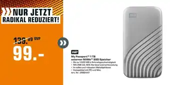 Saturn Wd my passport 1 tb externer nvme ssd speicher Angebot