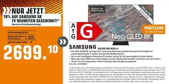 Saturn Samsung 65" neo qled 8k Angebot