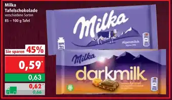 L. STROETMANN GROSSMARKT Milka Tafelschokolade 85-100 g Angebot