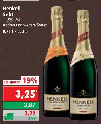 L. STROETMANN GROSSMARKT Henkell Sekt 0,75L Angebot