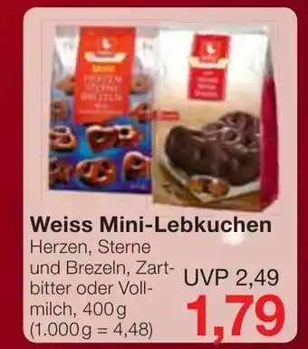 Jawoll Weiss Mini-Lebkuchen 400g Angebot