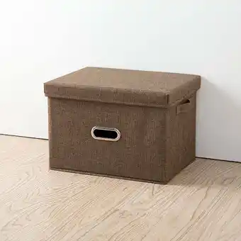 ManoMano Stapelbare, faltbare Aufbewahrungsbox für Kleidung mit Deckel und Griffen, waschbare Organizer-Behälter, Schlafzimmer-Aufbewa Angebot