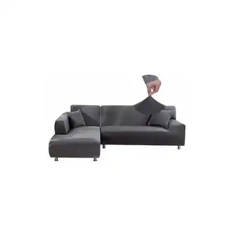 ManoMano Stretch-Ecksofabezug, waschbarer, universeller Sofabezug, geformter elastischer Sofabezug, Bezug für Couch 145–185 cm Angebot