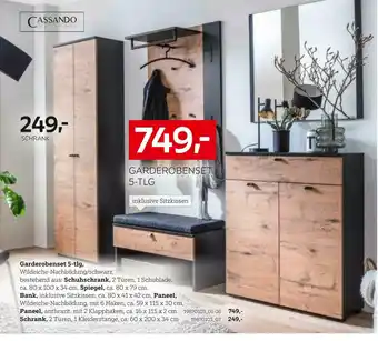 XXXLutz Cassando garderobenset Angebot