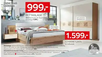 XXXLutz Dieter knoll collection bettanlage oder schwebetürenschrank Angebot