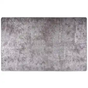 ManoMano Teppich Waschbar 160x230 cm Grau Rutschfest Angebot