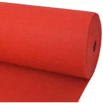 ManoMano Messeteppich Glatt 1x24 m Rot Angebot